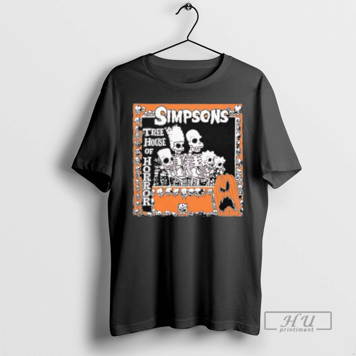 Limited Edition The Simpsons Treehouse Of Horror Skeletons Graphic Tee Shirt Sweatshirt Hoodies