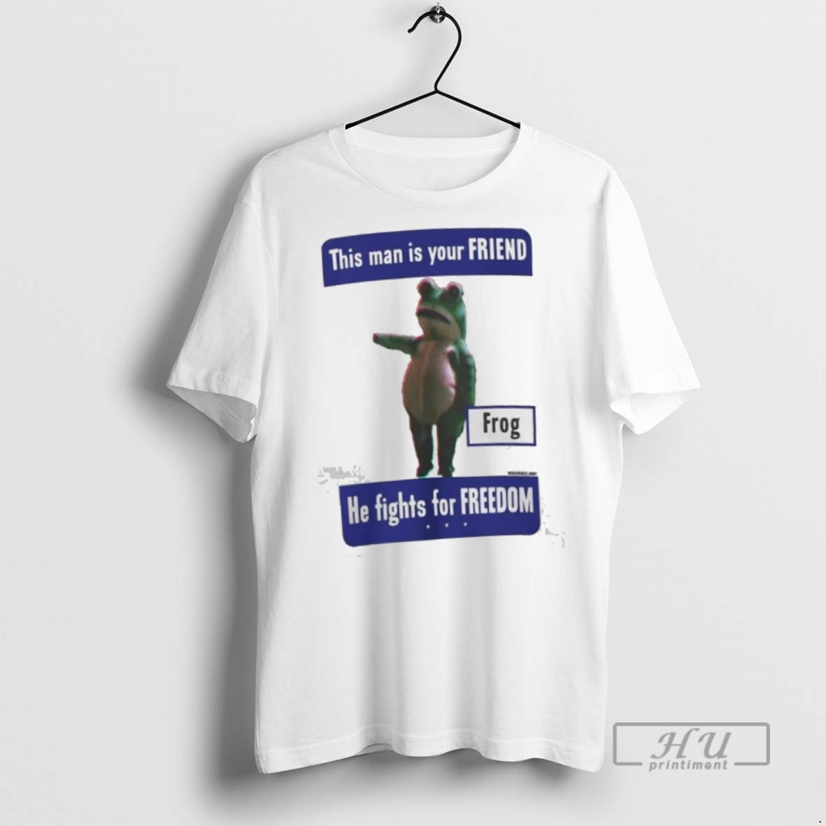 Limited Edition This Man Is Your Friend He Fights For Freedom Portland Frog Anti Ice Graphic Tee Shirt Sweatshirt Hoodies