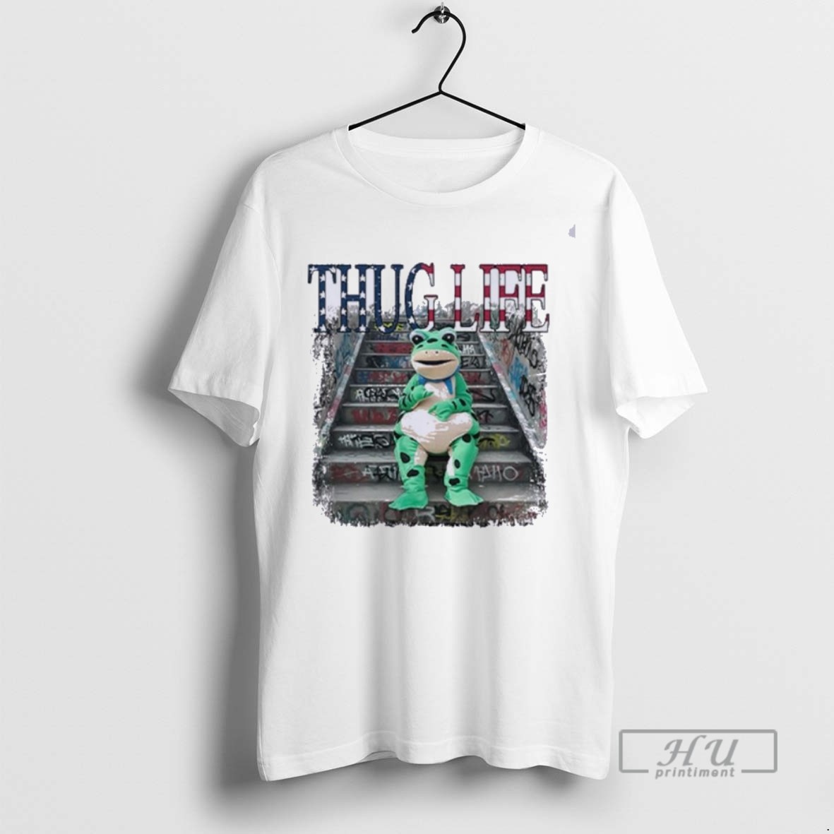 Limited Edition Thug Life Portland Frog Protest Graphic Tee Shirt Sweatshirt Hoodies