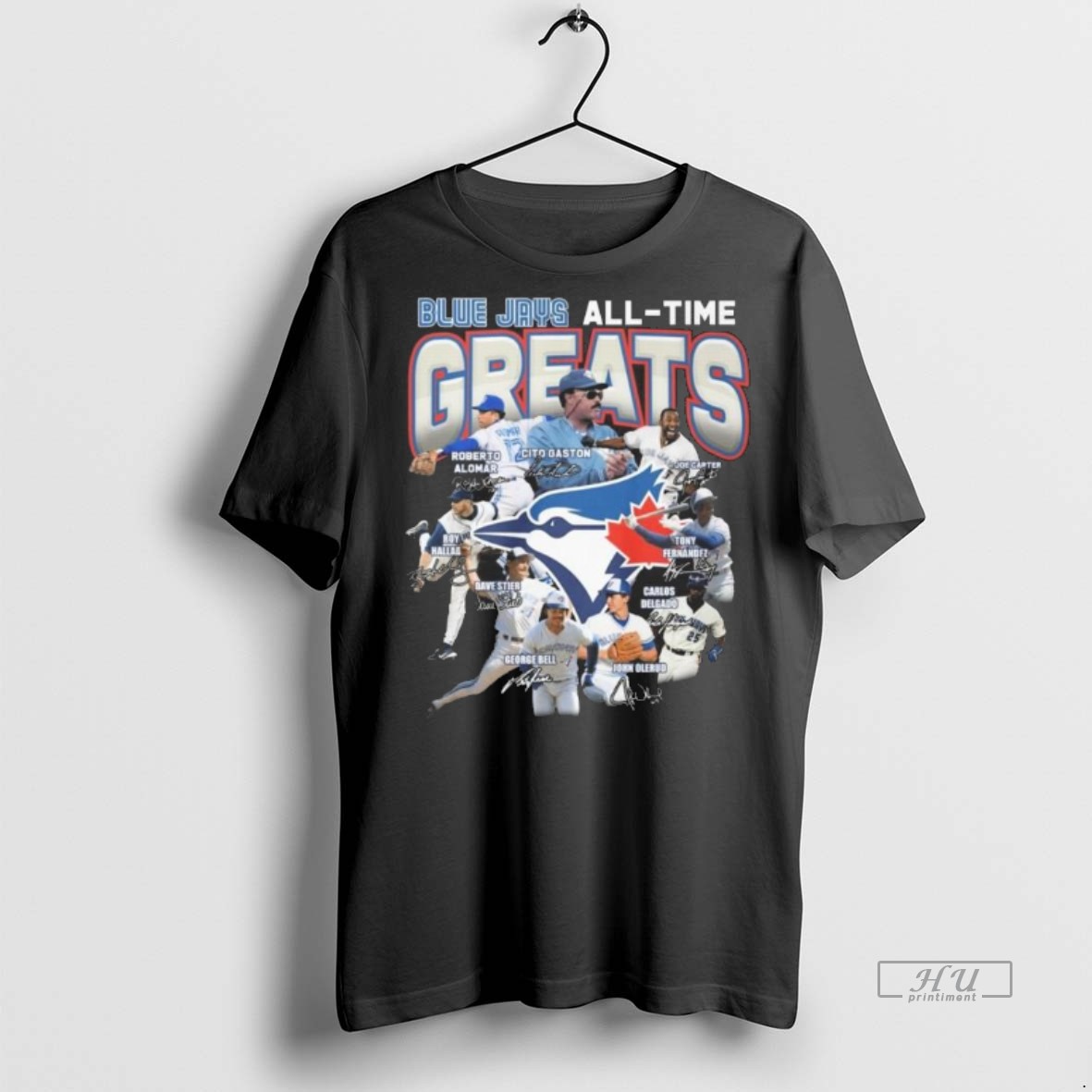 Limited Edition Toronto Blue Jays All Time Greats Players Signatures 2025 Tee Shirt Sweater Hoodie