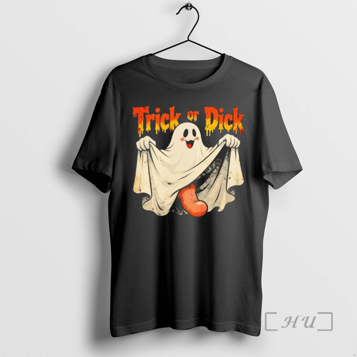 Limited Edition Trick Or Dick Ghost Halloween Tee Shirt Sweater Hoodie