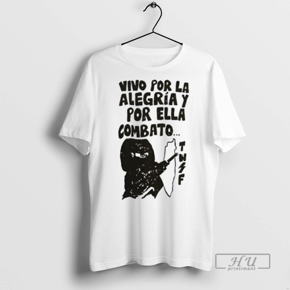 Limited Edition Vivo Por La Alegria Y Por Ella Combat Graphic Tee Shirt Sweatshirt Hoodies
