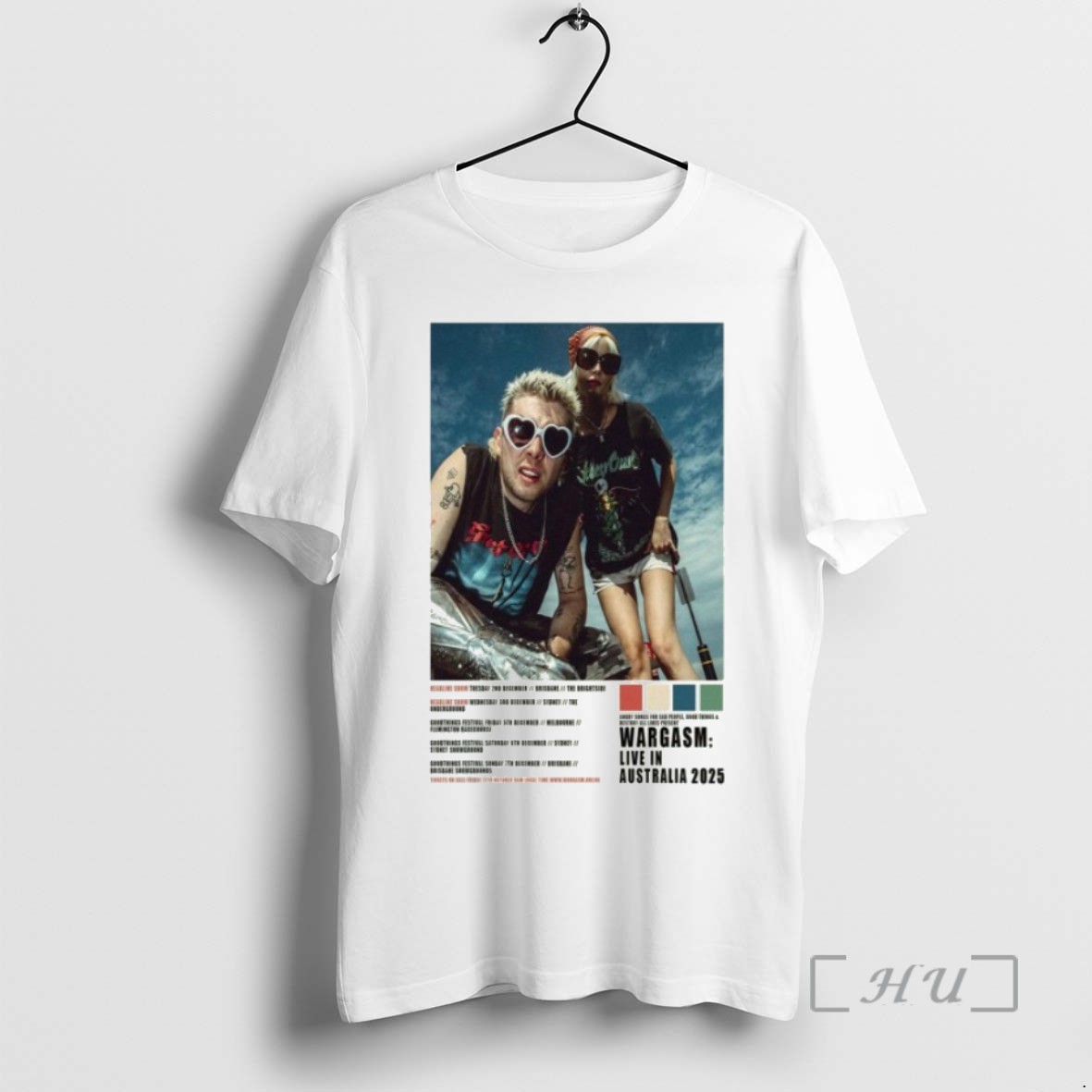 Limited Edition Wargasm Live In Australia 2025 Tee Shirt Sweater Hoodie