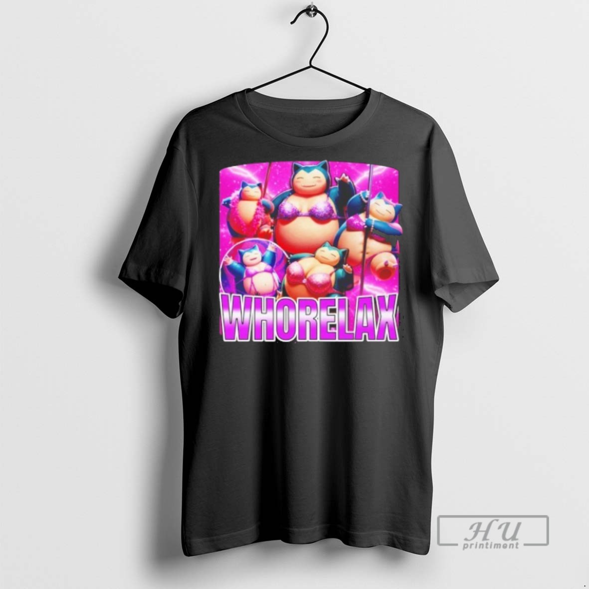 Limited Edition Whorelax Snorlax Pokemon Graphic Tee Shirt Sweatshirt Hoodies