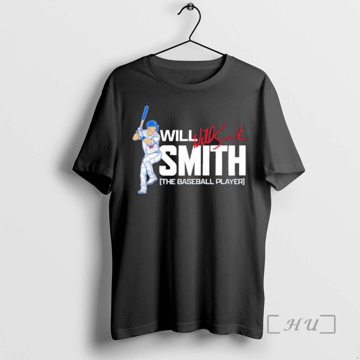 Limited Edition Will Smith The Baseball Player Los Angeles Dodgers Signature Tee Shirt Sweater Hoodie