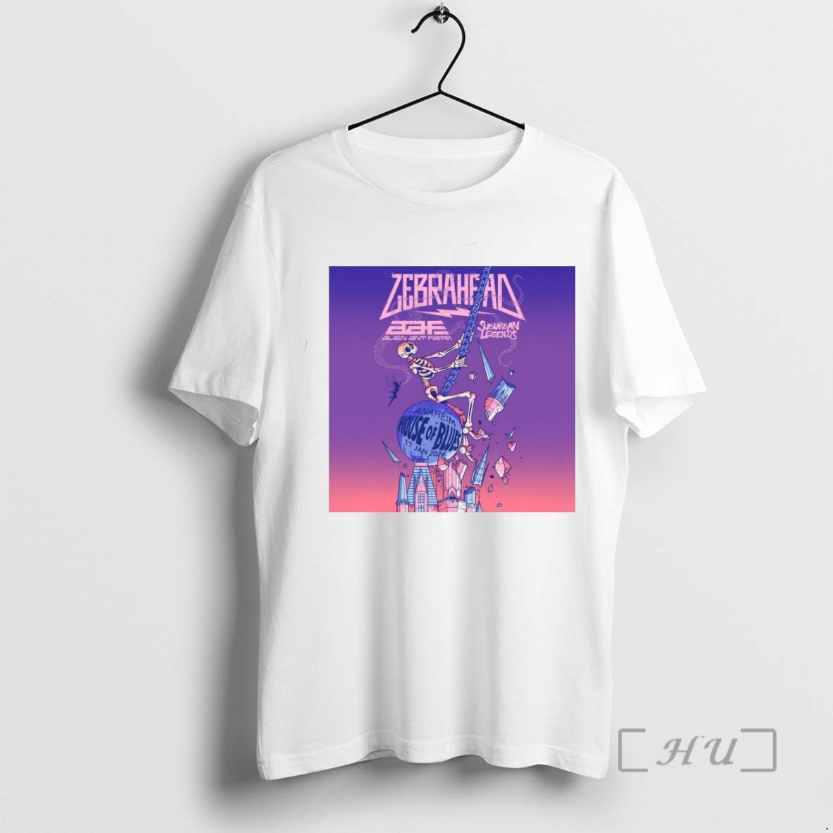 Limited Edition Zebrahead January 17 2026 House Of Blues Anaheim Anaheim Ca Tee Shirt Sweater Hoodie