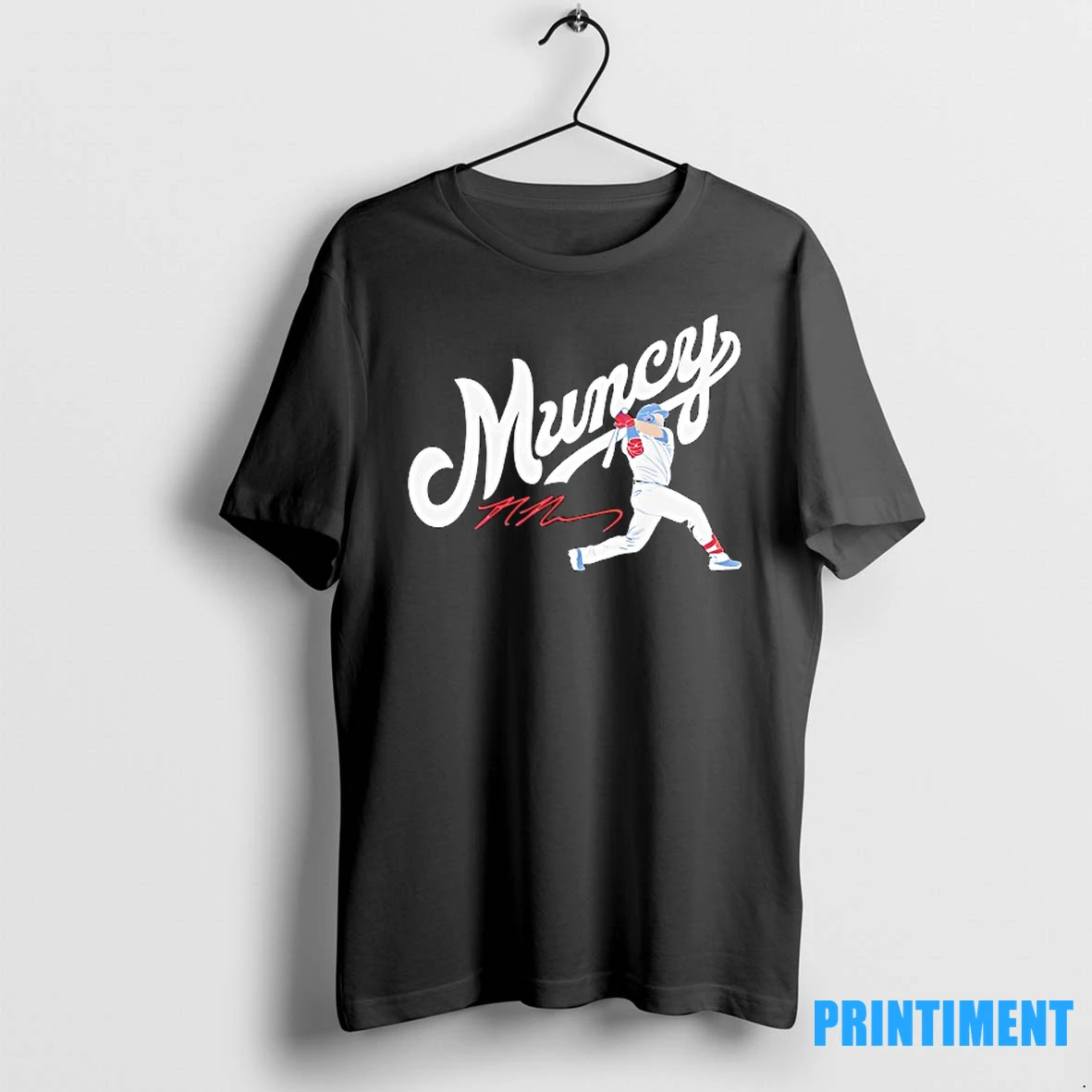 Max Muncy Los Angeles Dodgers Baseball Signature Tshirts Sweater Hoodie