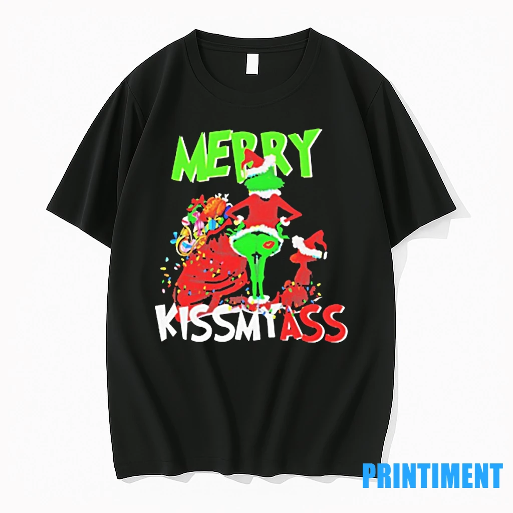 Merry Kissmyass Grinch Christmas Meme Tshirts Sweater Hoodie