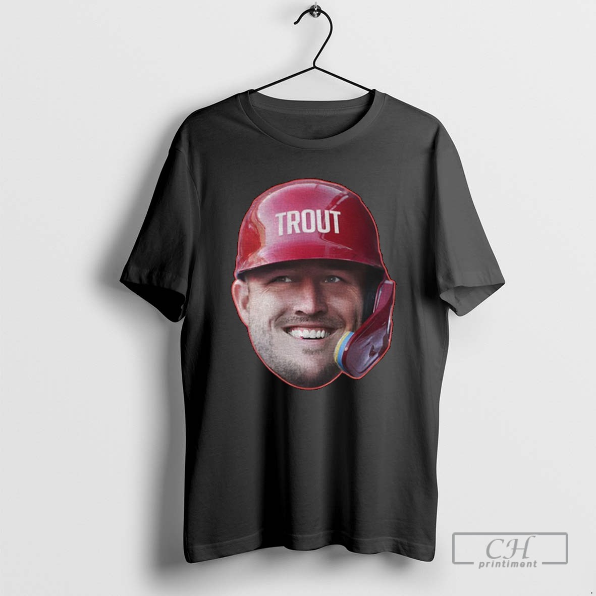 Mike Trout Head In The Game Series Los Angeles Angels Mlb Baseball 2025 T Shirts