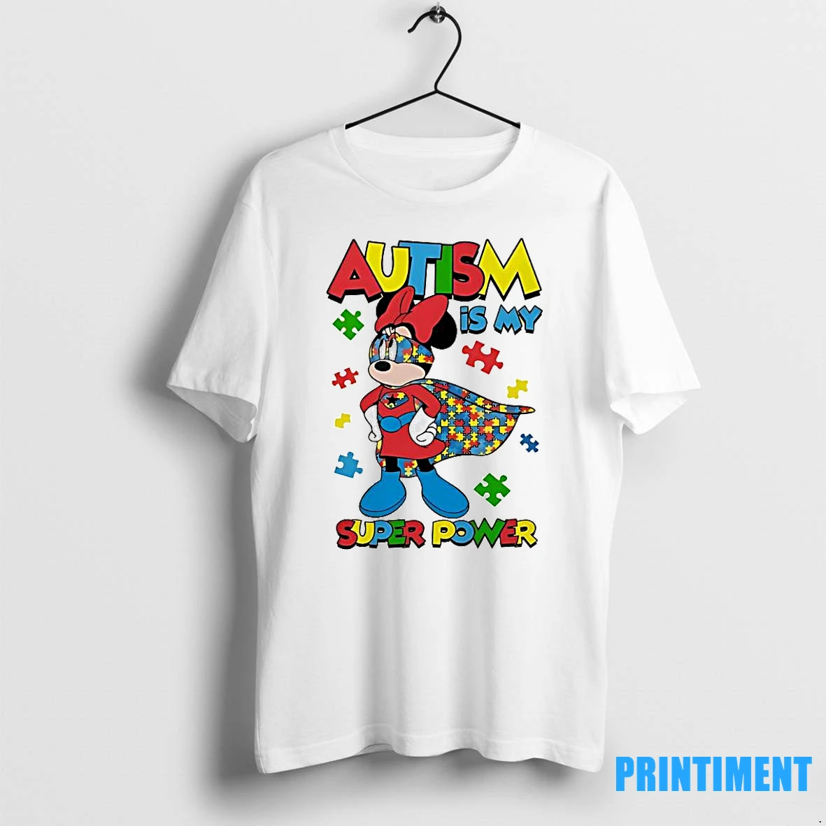 Minnie Autism Is My Super Power Tshirts Sweater Hoodie