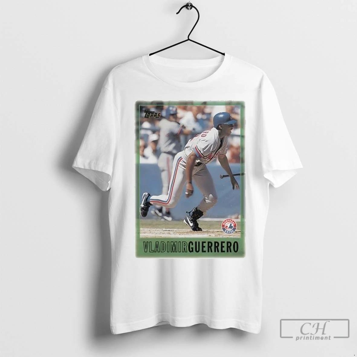 Montreal Expos Vladimir Guerrero Baseball Card Player Mlb T Shirts