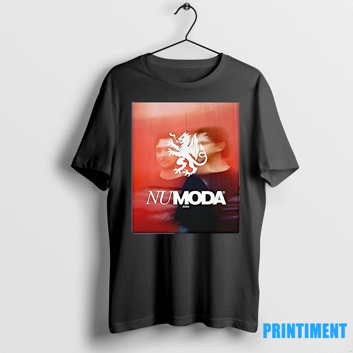 Numoda Red Blurred Logo Tshirts Sweater Hoodie