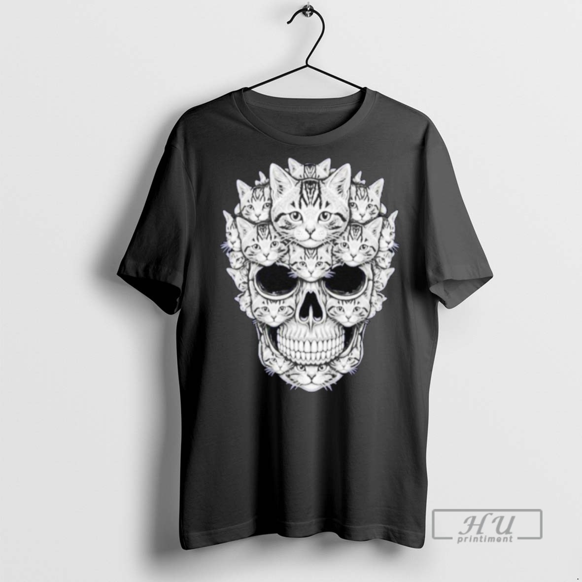 New A Skull But Its Cats Kitty Skeleton Halloween Cat Skull Tee Shirts Sweatshirt Hoodies