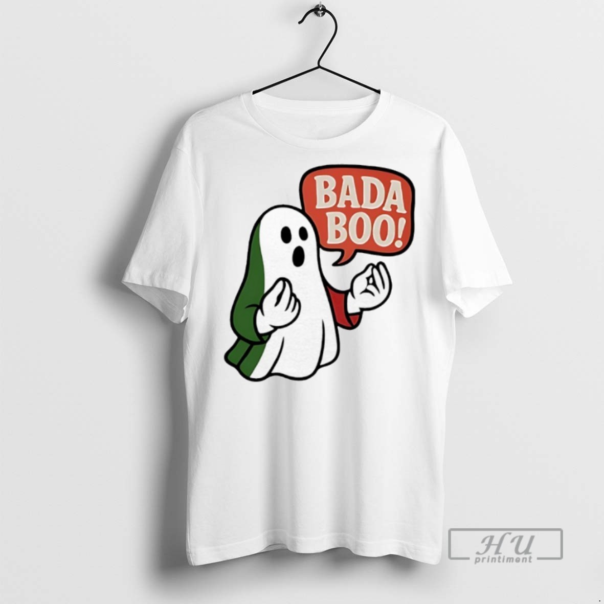 New Bada Boo Italian Ghost Halloween Tee Shirts Sweatshirt Hoodies