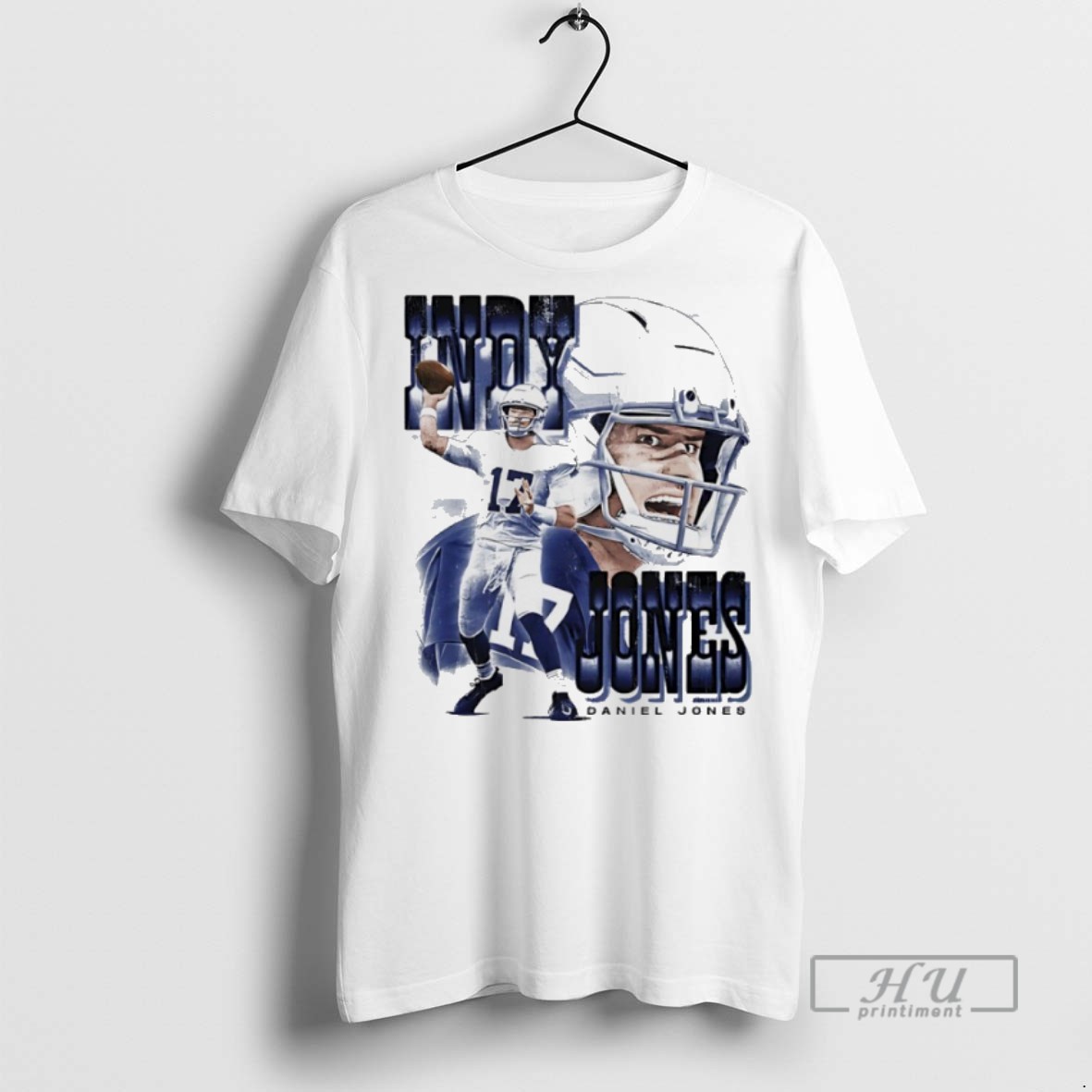 New Daniel Jones Indianapolis Indy Jones Player Collage Vintage Tee Shirts Sweatshirt Hoodies