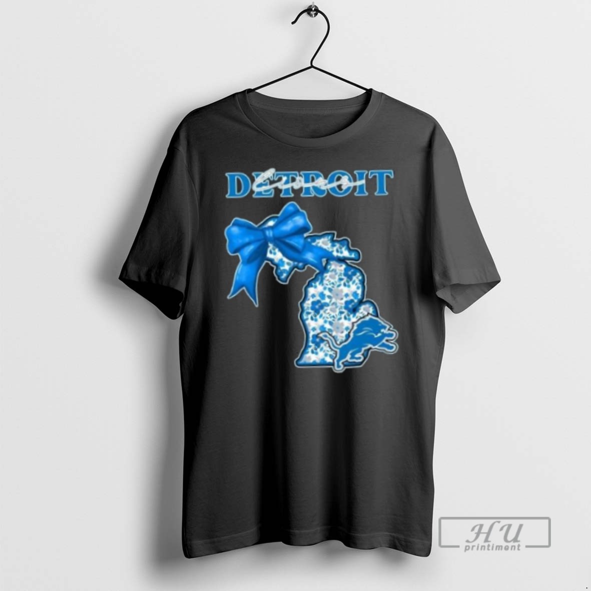 New Detroit Lions Nfl Cozy State Bow 2025 Tee Shirts Sweatshirt Hoodies