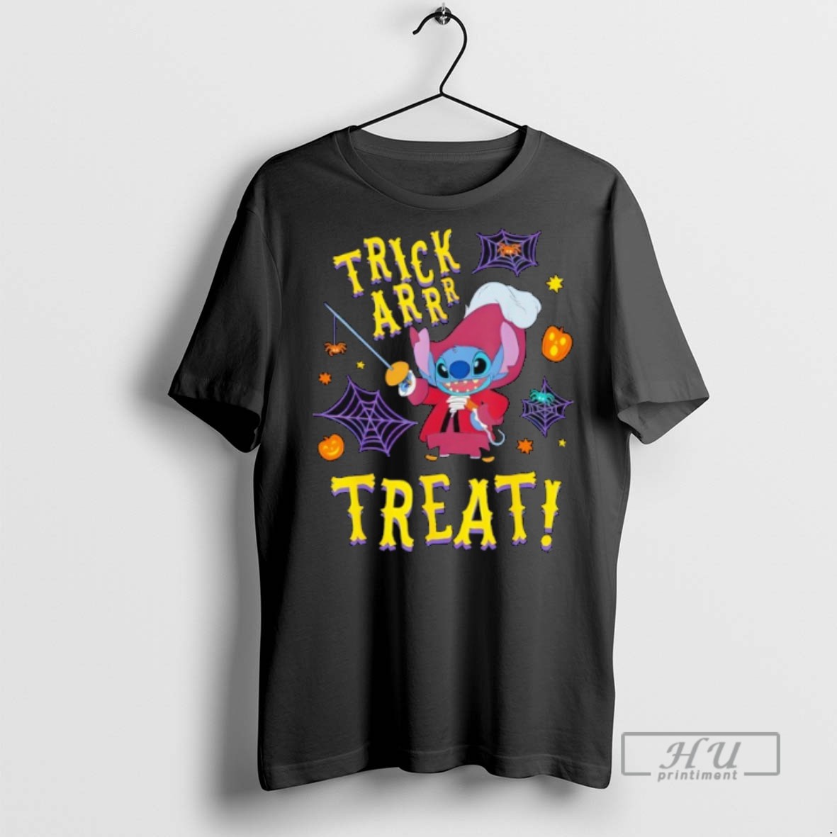 New Disney Halloween Stitch Trick Arr Treat Tee Shirts Sweatshirt Hoodies