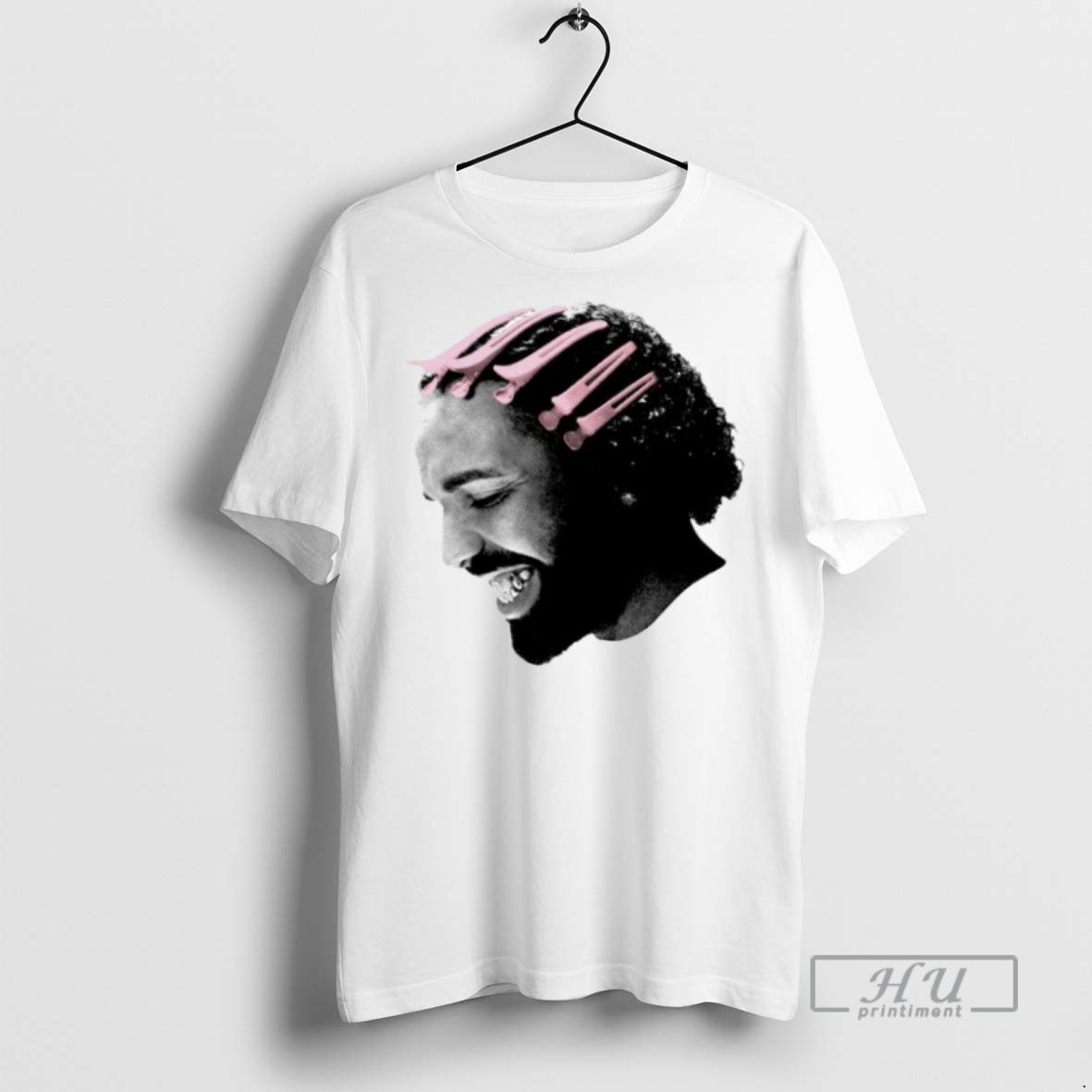 New Drake Pink Clips Face Ornaments Tee Shirts Sweatshirt Hoodies
