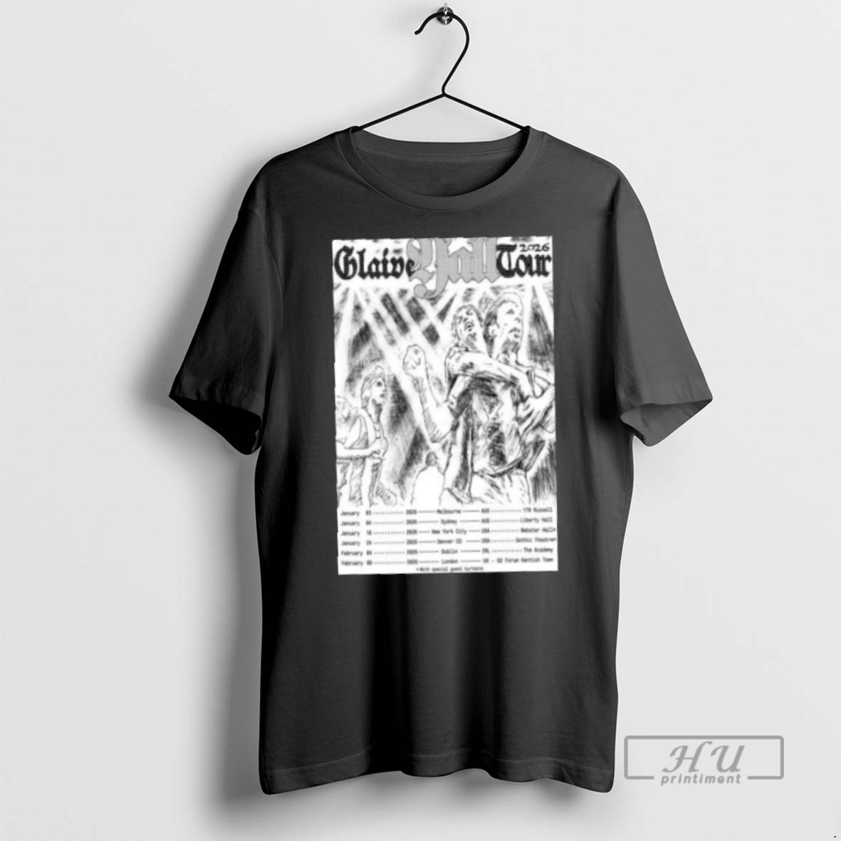 New Glaive Yall Tour 2026 Tee Shirts Sweatshirt Hoodies