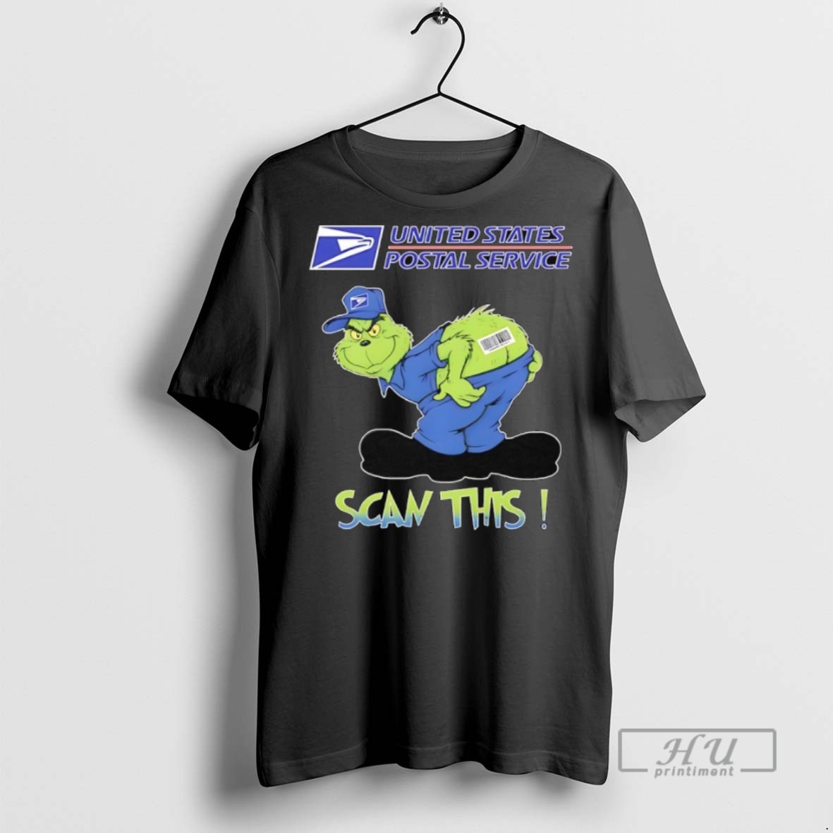 New Grinch Vs United States Postal Service Scan This Tee Shirts Sweatshirt Hoodies