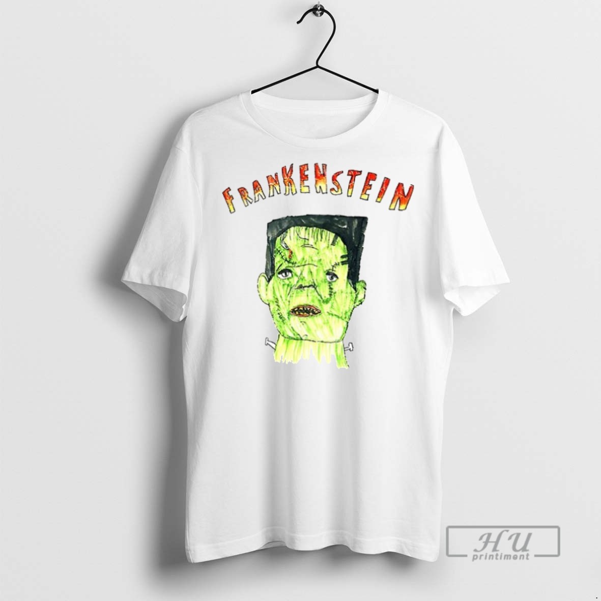 New Hand Drawn Frankenstein Monster Halloween Ceramic Ceramic And Classic Dad Cap Tee Shirts Sweatshirt Hoodies