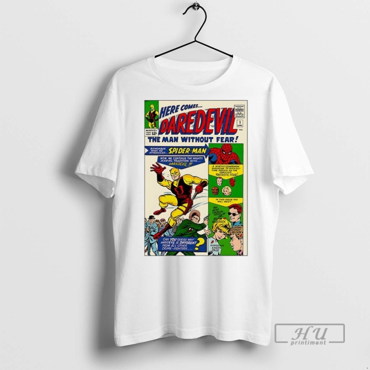 New Here Comes Daredevil The Man Without Fear Comic Ceramic Ceramic And Classic Dad Cap Tee Shirts Sweatshirt Hoodies