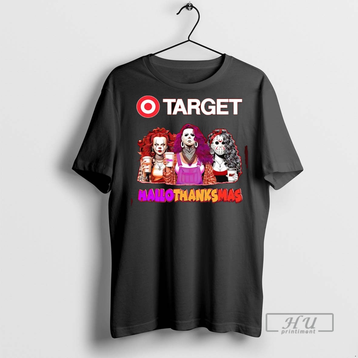 New Horror Girls Target Hallothanksmas Tee Shirts Sweatshirt Hoodies