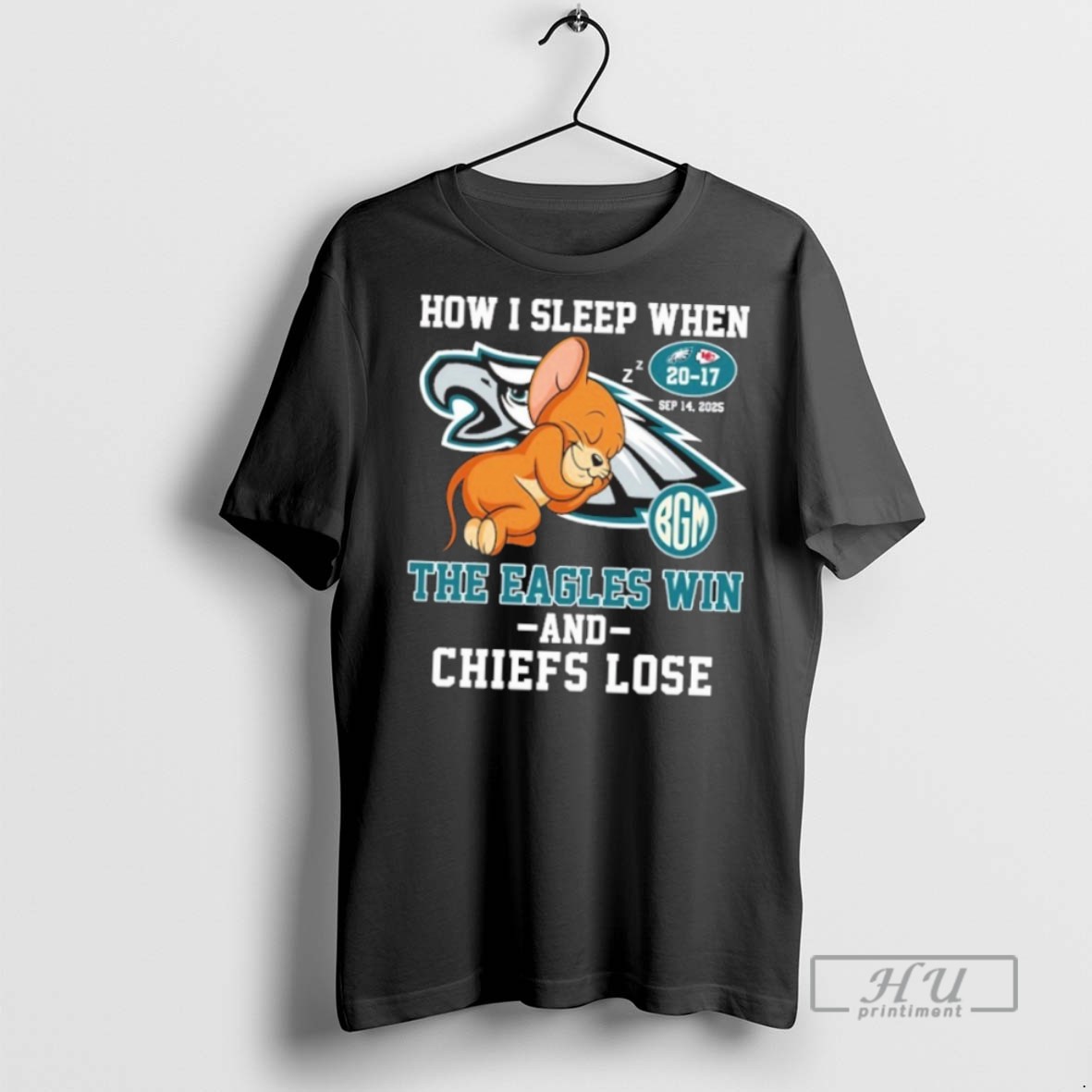 New How I Sleep When The Eagles Win 20 17 And Chiefs Lose Tee Shirts Sweatshirt Hoodies