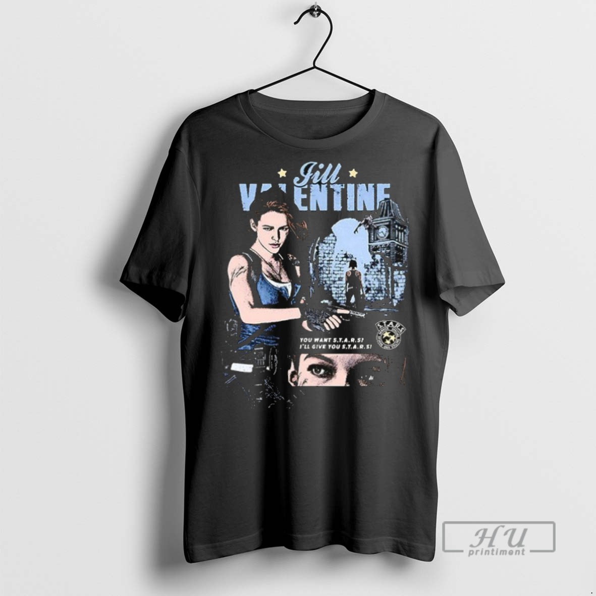 New Jill Valentine You Want Stars Ill Give Stars Resident Evil 4 Ceramic Ceramic And Classic Dad Cap Tee Shirts Sweatshirt Hoodies