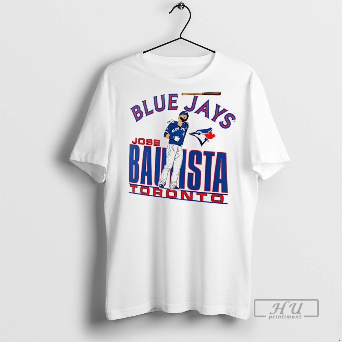 New Jose Bautista Toronto Blue Jays Baseball Cooperstown Player Graphic Tee Shirts Sweatshirt Hoodies