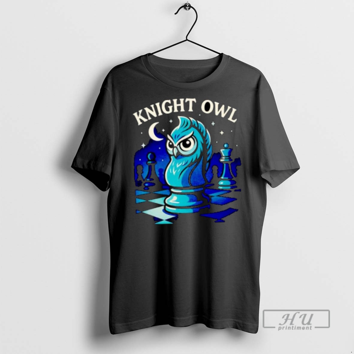 New Knight Owl Chess Ornaments Tee Shirts Sweatshirt Hoodies