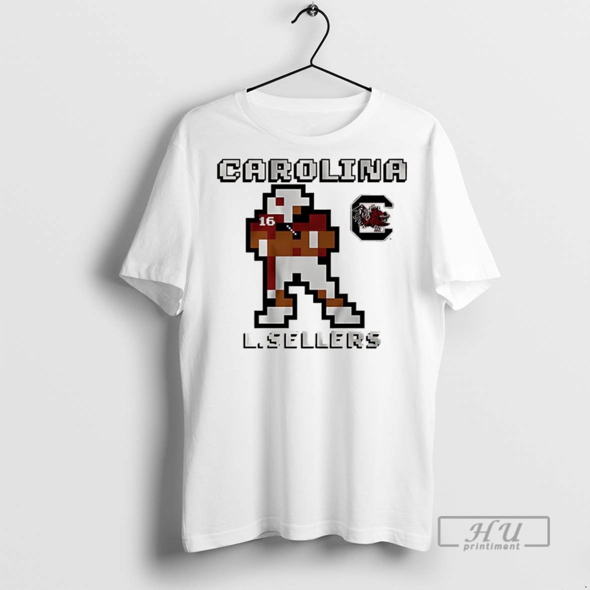 New Lanorris Sellers South Carolina Football Retro Baller 8 Bit Style Tee Shirts Sweatshirt Hoodies