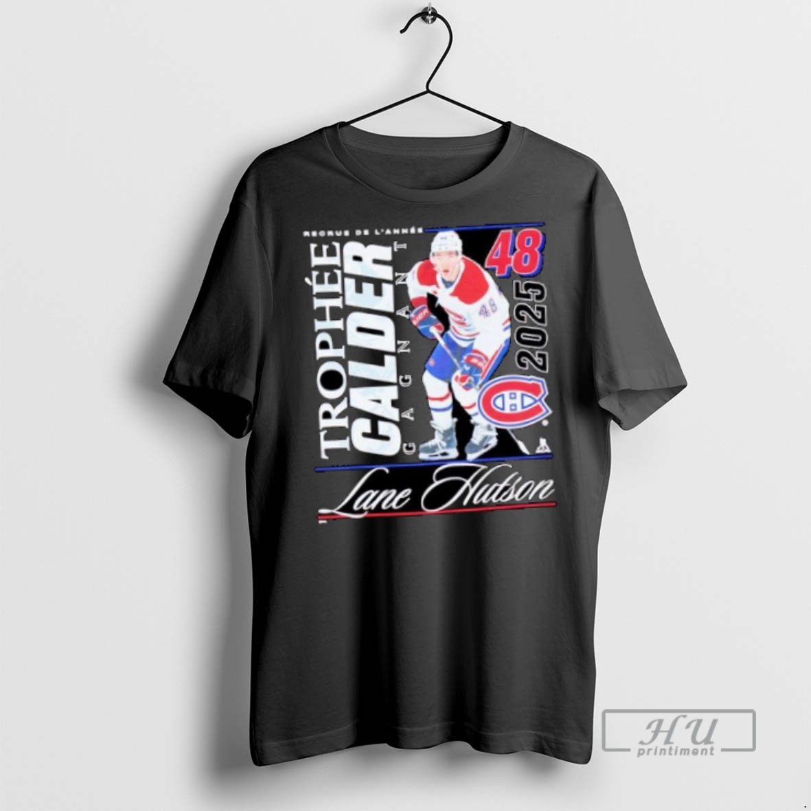 New Lane Hutson Montreal Canadiens Nfl 2025 Calder Trophy Winner Ornaments Tee Shirts Sweatshirt Hoodies