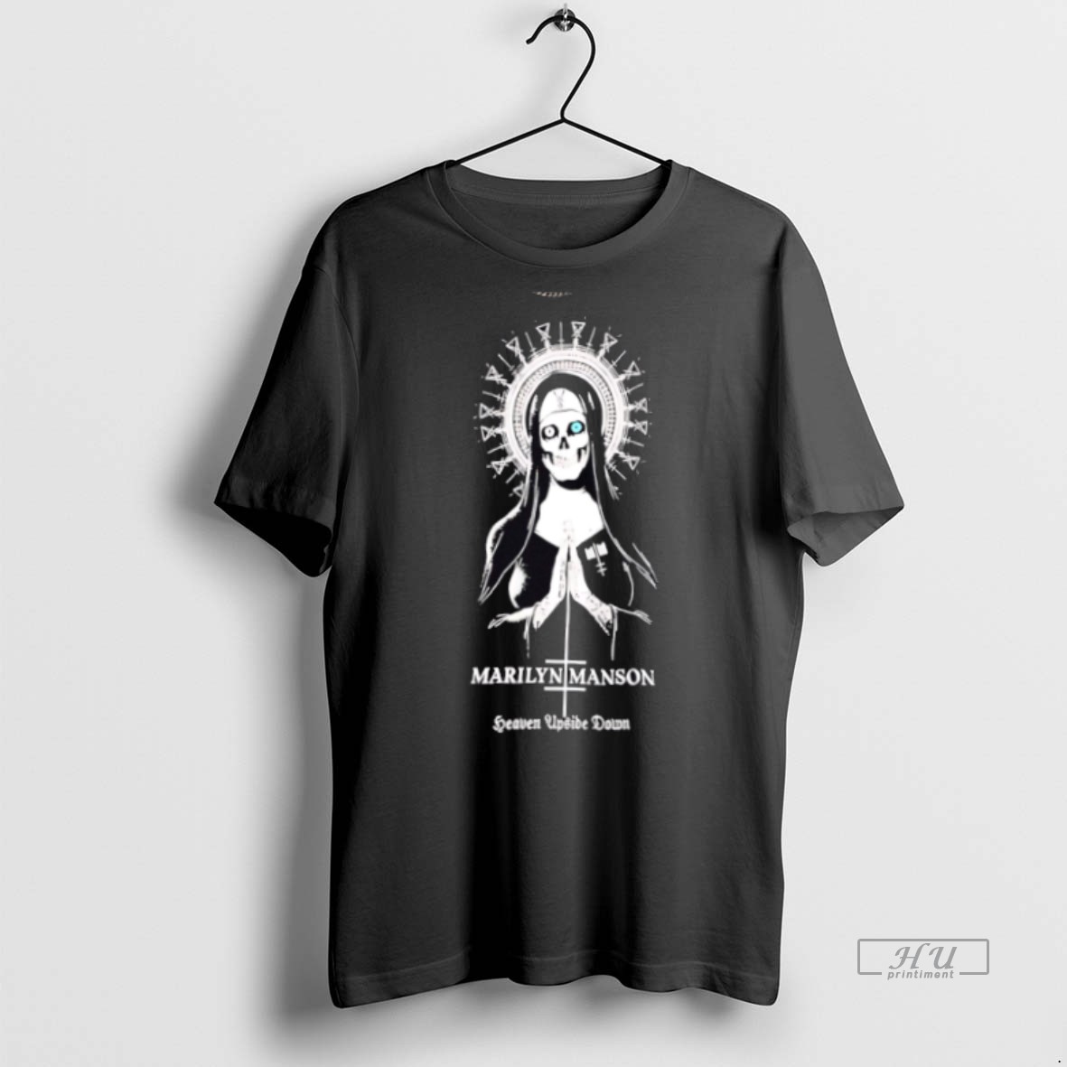 New Marilyn Manson Heaven Upside Down Graphic Tee Shirt Sweater Hoodie