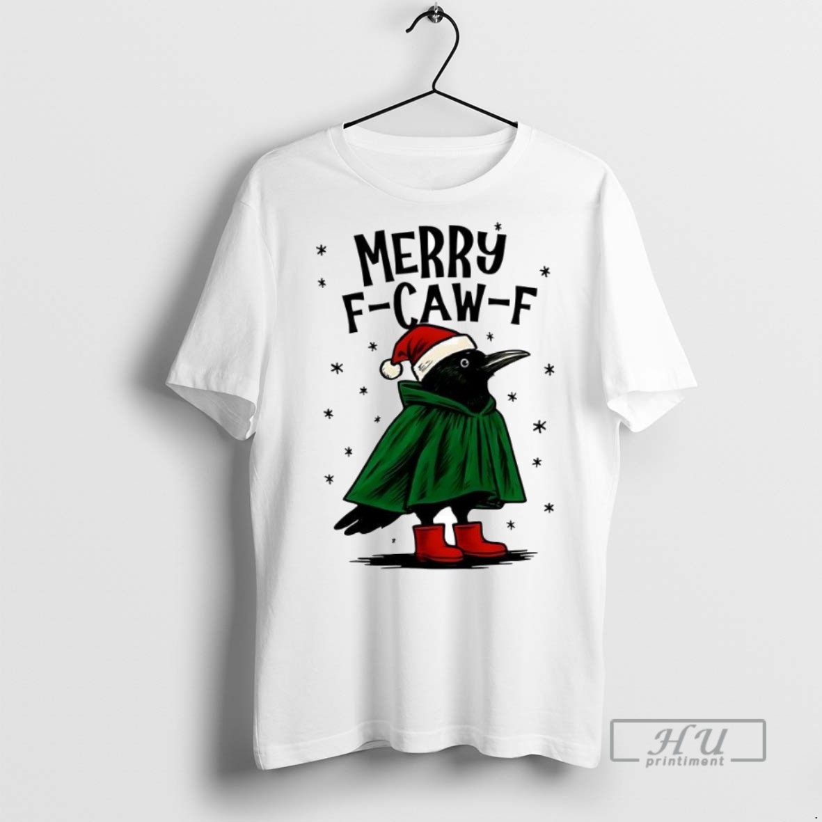 New Merry F Caw F Christmas Tee Shirts Sweatshirt Hoodies
