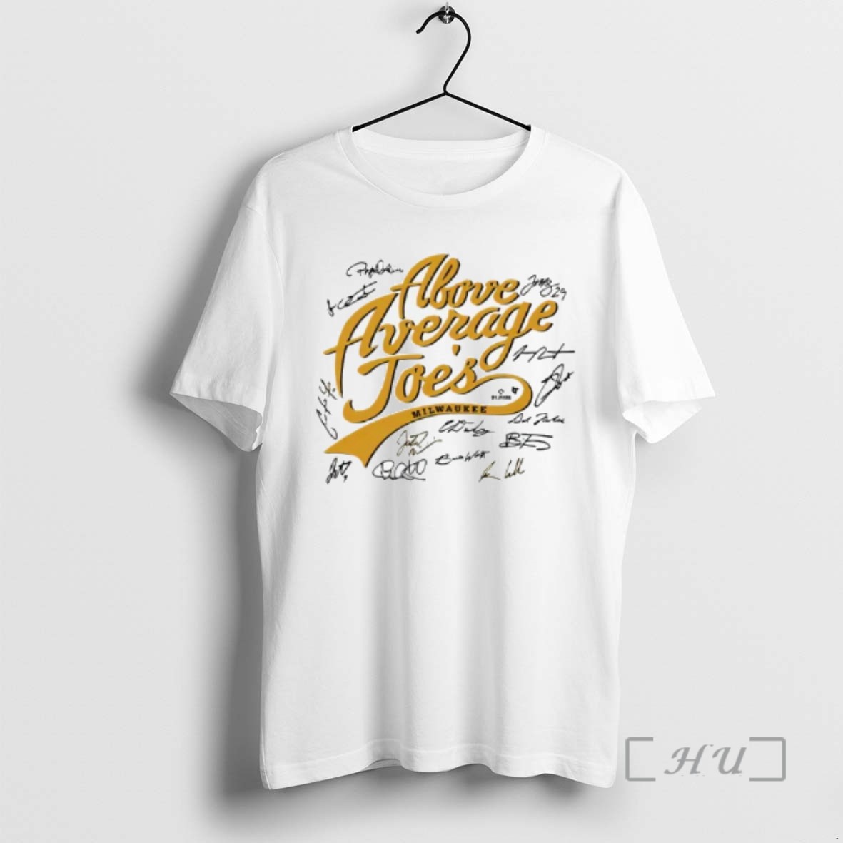 New Milwaukee Baseball The Above Average Joes Players Signatures Tee Sweater Hoodie