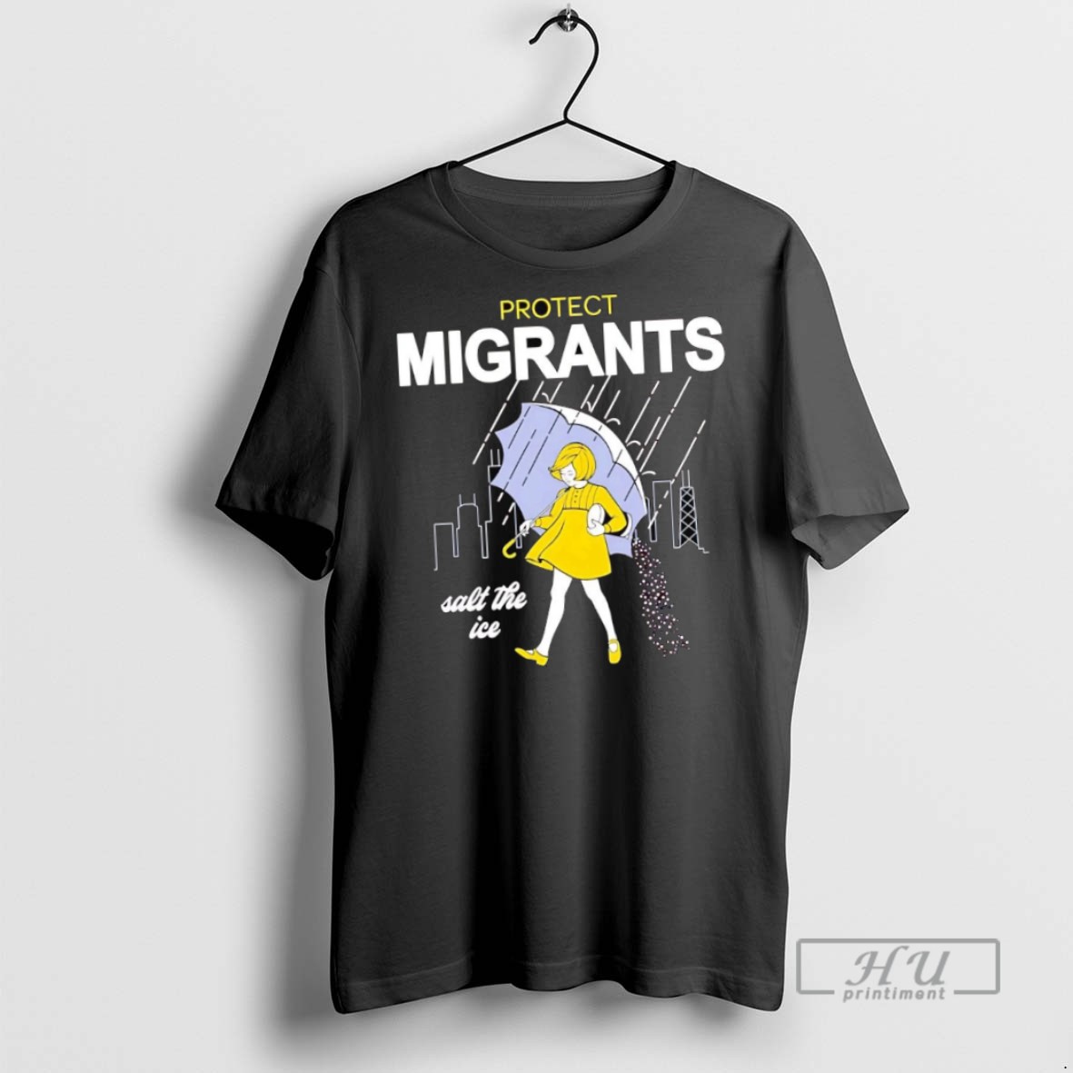 New Morton Salt Girl Protect Migrants Salt The Ice Tee Shirts Sweatshirt Hoodies