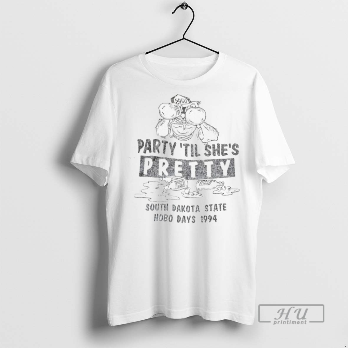 New Party Til Shes Pretty South Dakota State Hobo Days 1994 Vintage Tee Shirts Sweatshirt Hoodies