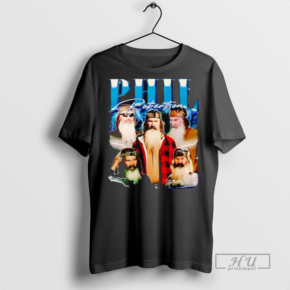 New Phil Robertson Hunter Lightning Tee Shirts Sweatshirt Hoodies