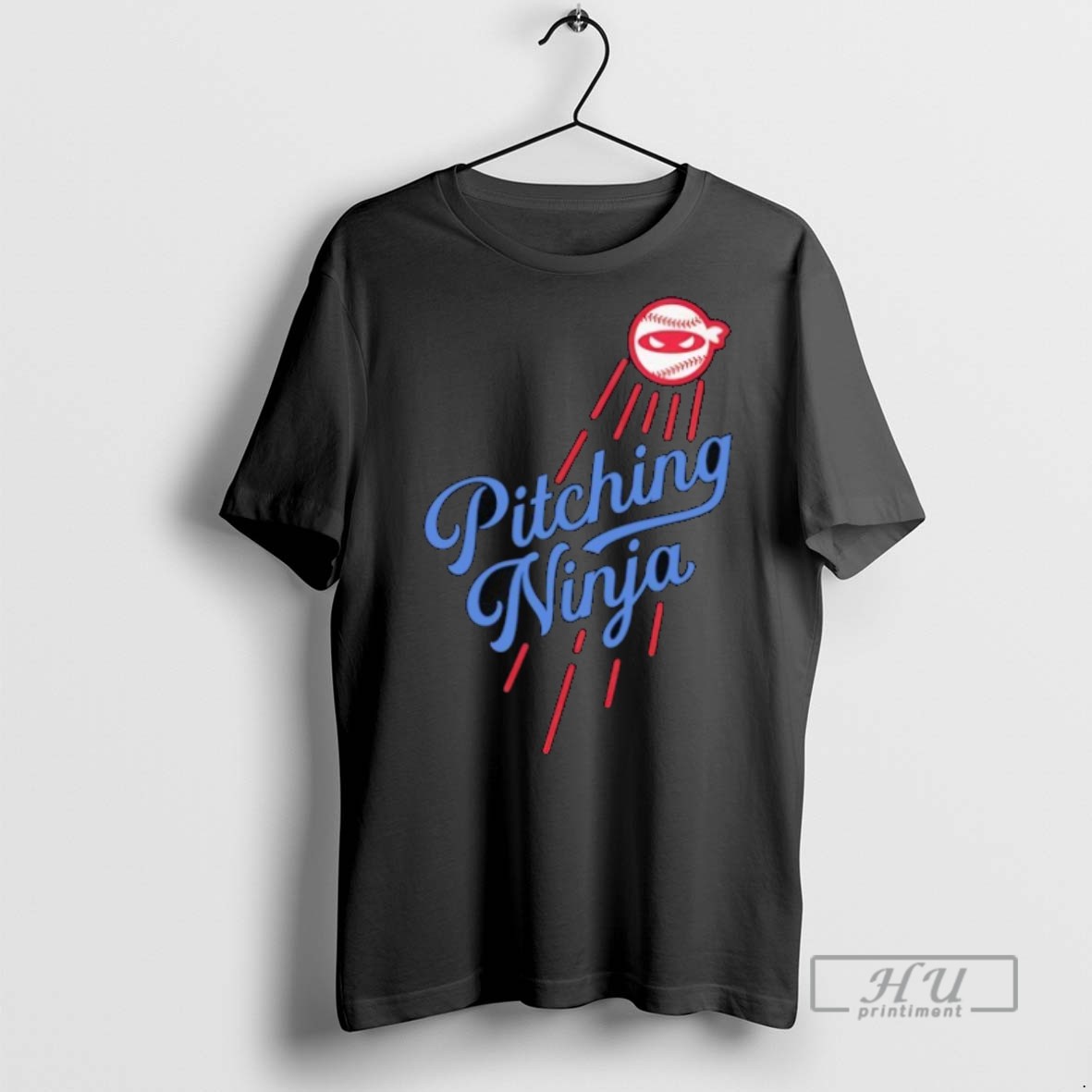 New Pitching Ninja Los Angeles Dodgers Baseball Tee Shirts Sweatshirt Hoodies