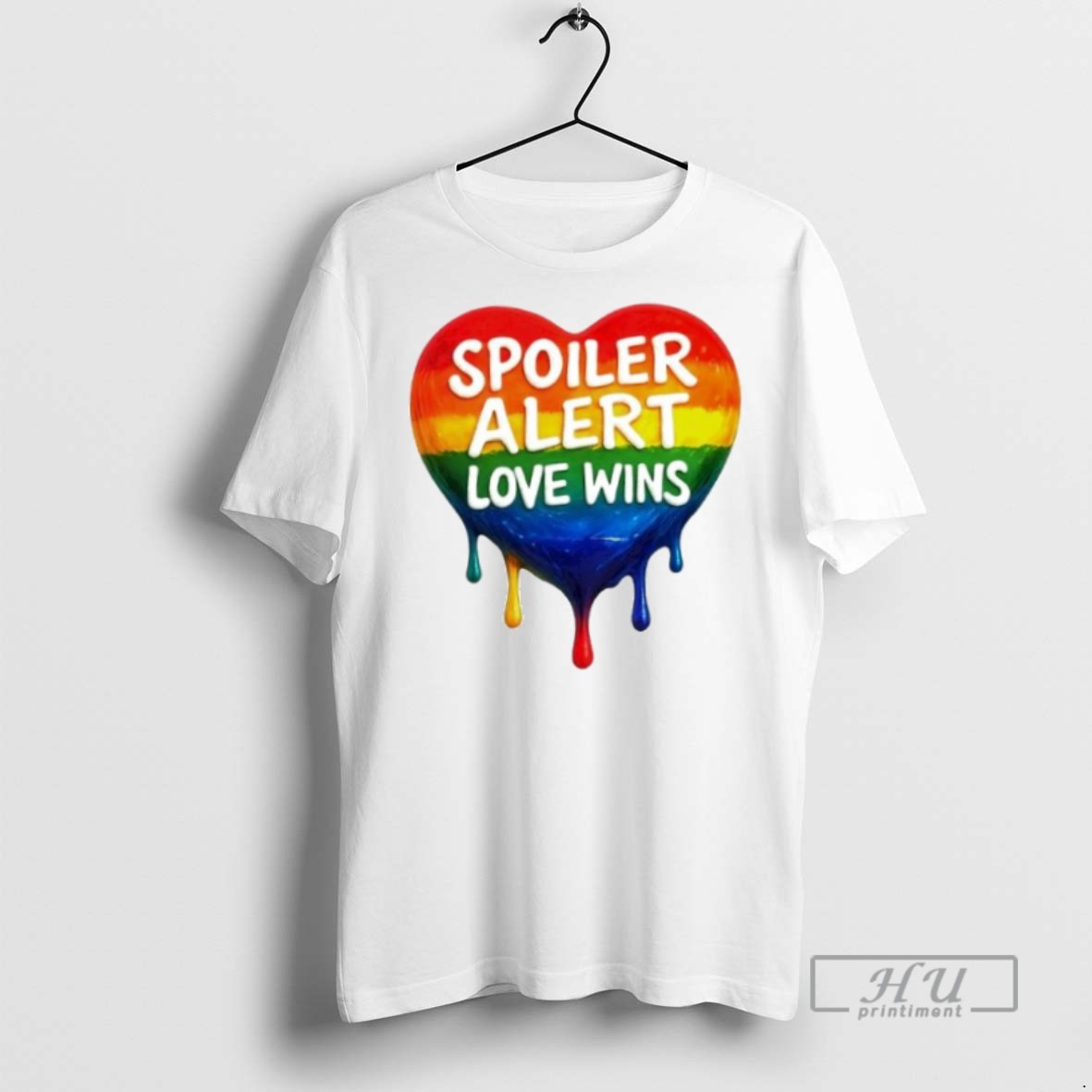 New Spoiler Alert Love Wins Lgbtq Ornaments Tee Shirts Sweatshirt Hoodies