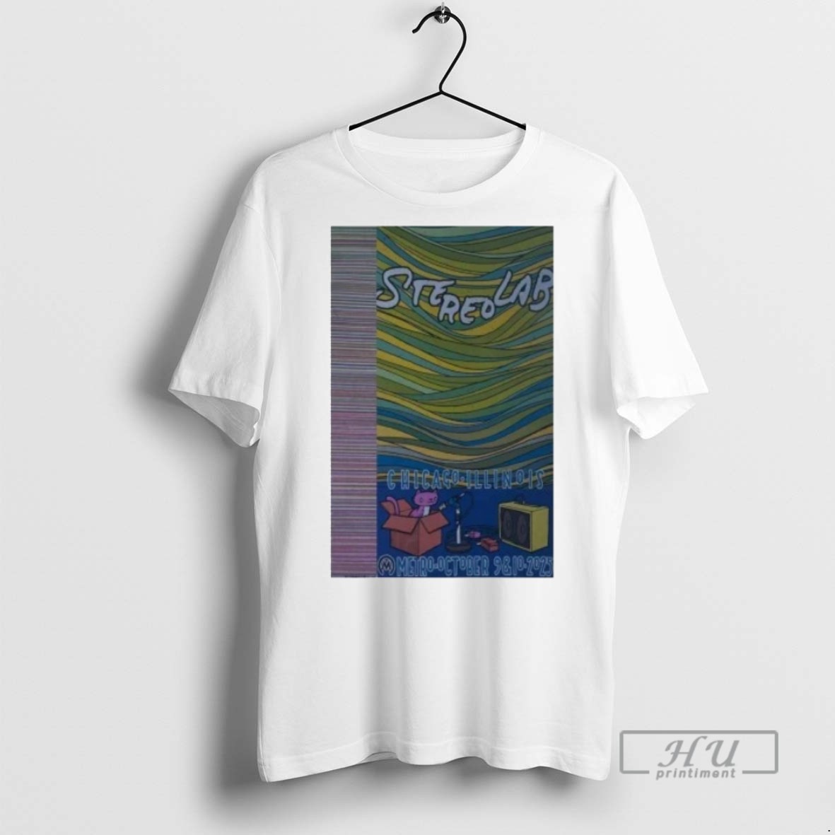 New Stereolab Show Chicago Il 2025 Tee Shirts Sweatshirt Hoodies