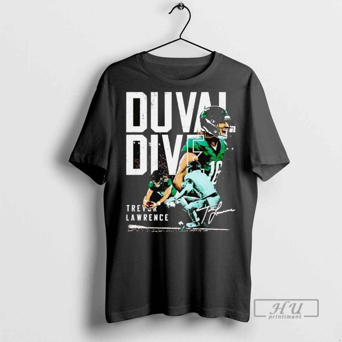 New Trevor Lawrence Duval Dive Jacksonville Jaguars Signature Tee Shirts Sweatshirt Hoodies