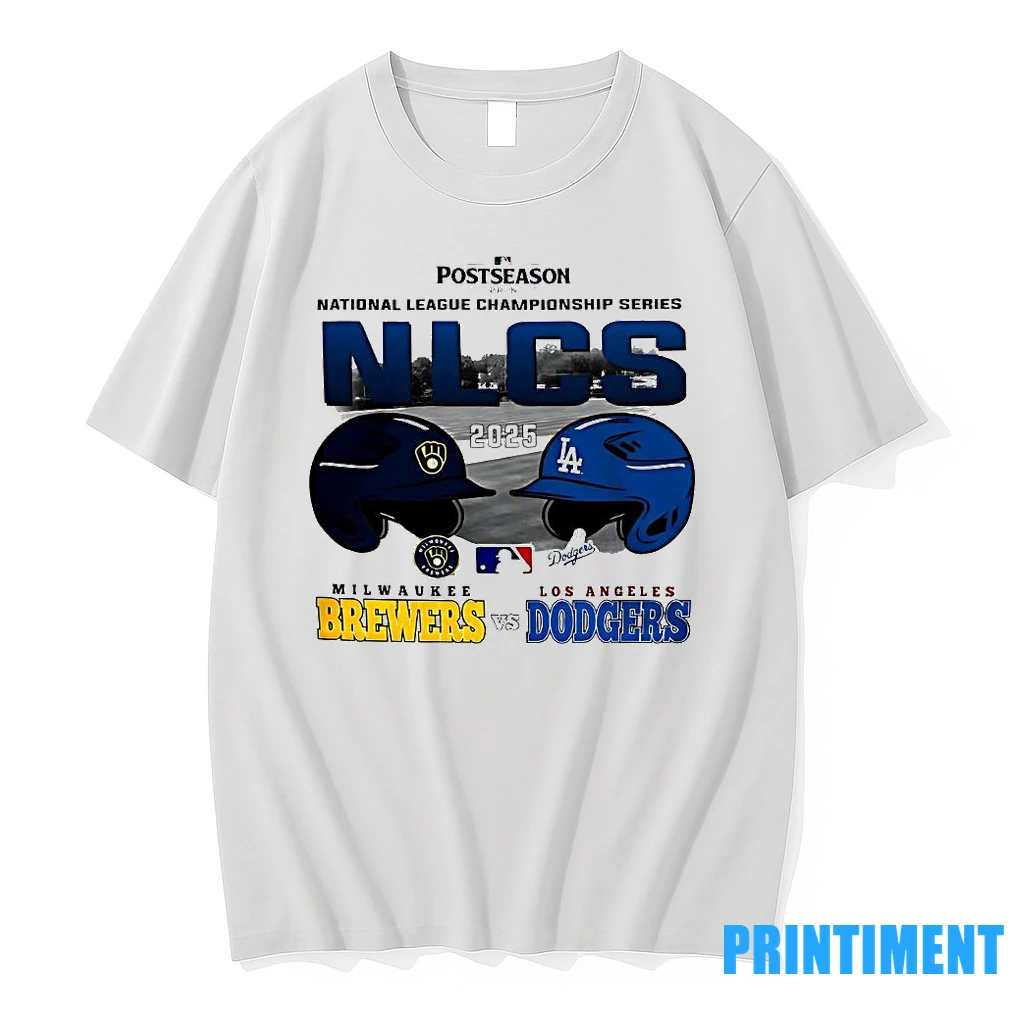 Nice Nlcs 2025 Los Angeles Dodgers Vs Milwaukee Brewers National League Championship Series Tshirts Sweater Hoodie