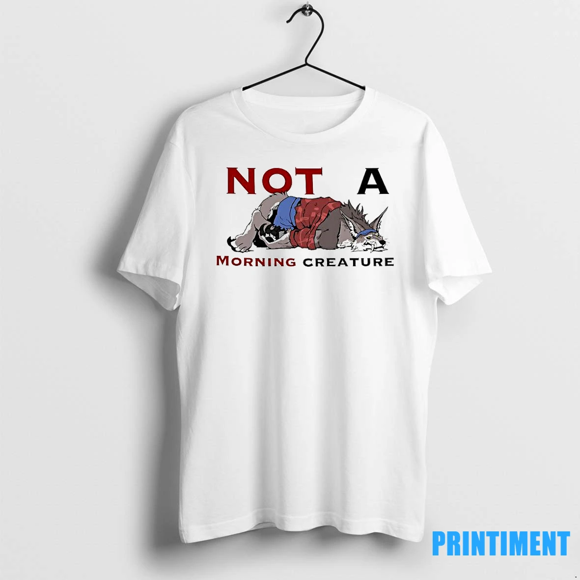 Not A Morning Creature Wolf Tshirts Sweater Hoodie