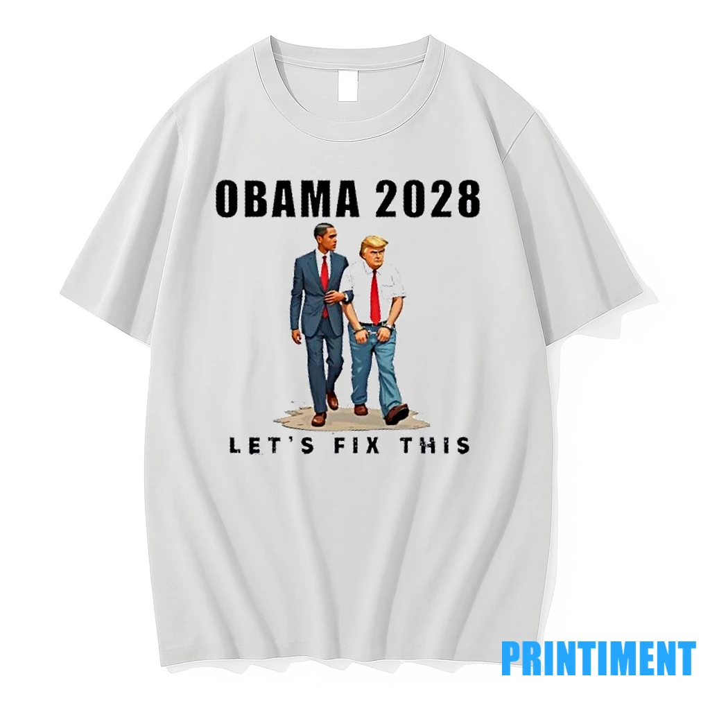 Obama 2028 Lets Fix This Trump Jail Tshirts Sweater Hoodie
