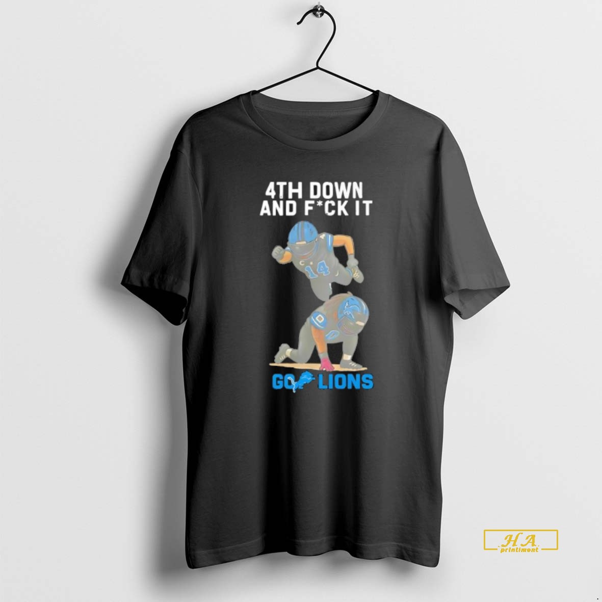 Official 4th Down And Fuck It Go Detroit Lions St Brown And Gibbs Superheroes Shirt