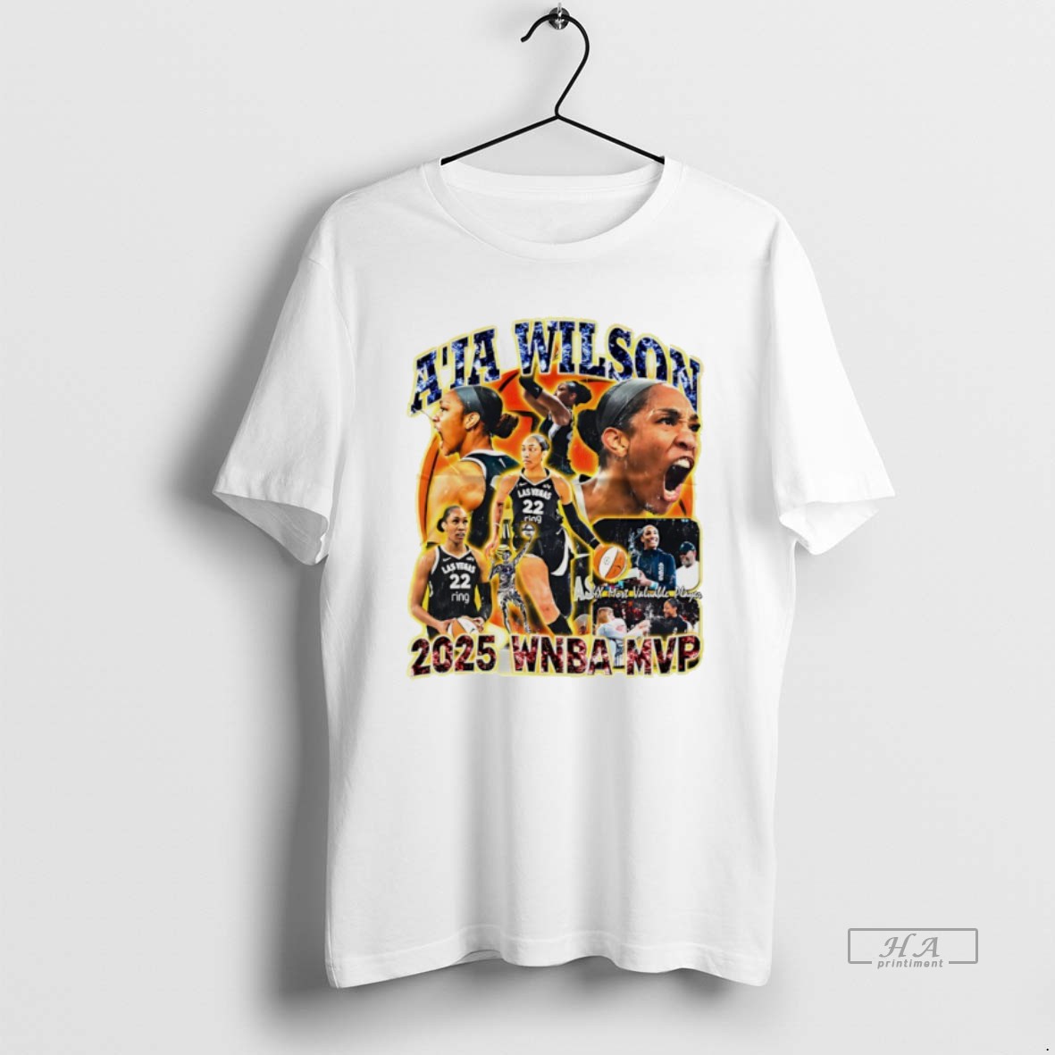 Official Aja Wilson Las Vegas Aces 2025 Wnba Mvp Graphic Shirt