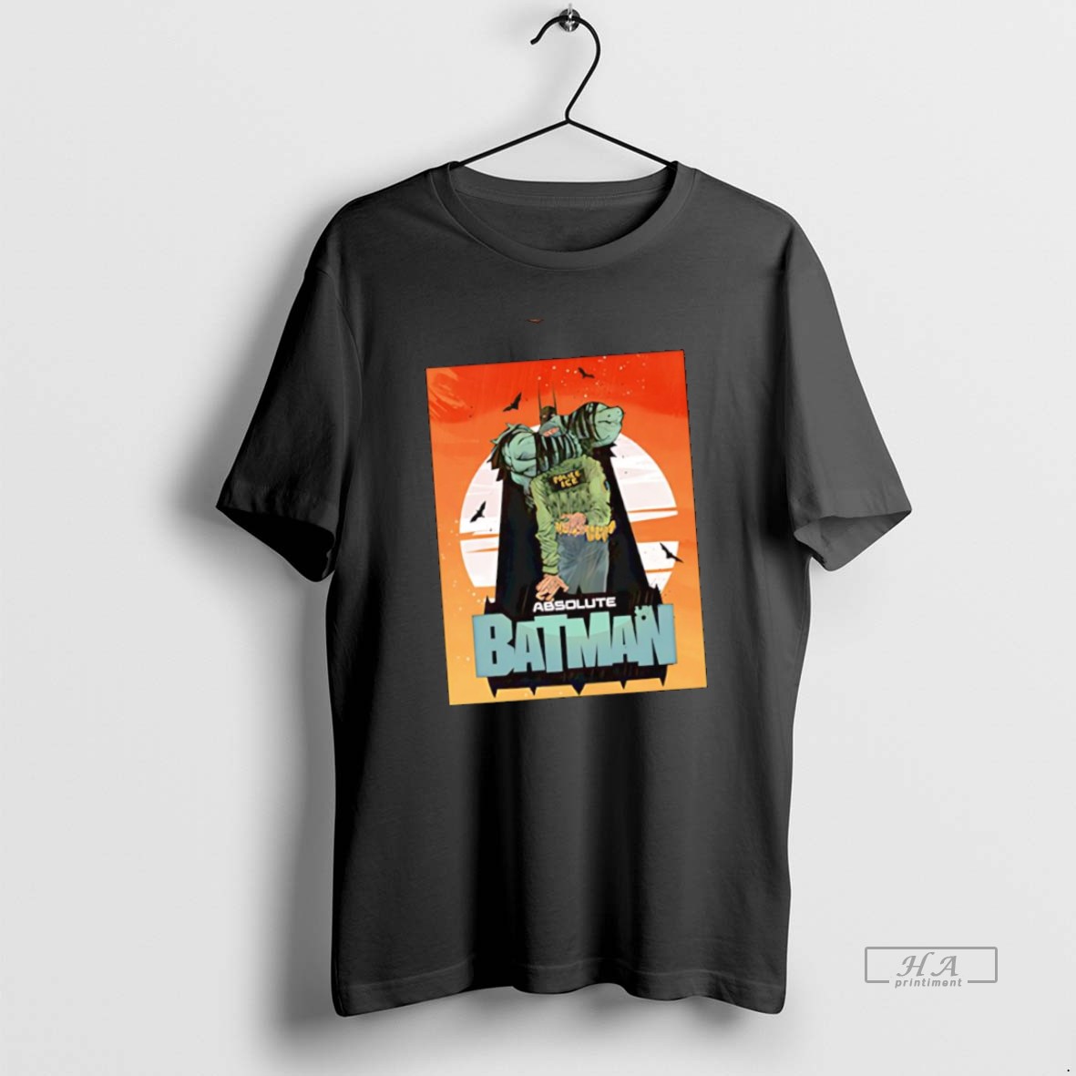 Official Absolute Batman Police Ice Sunset Retro Shirt