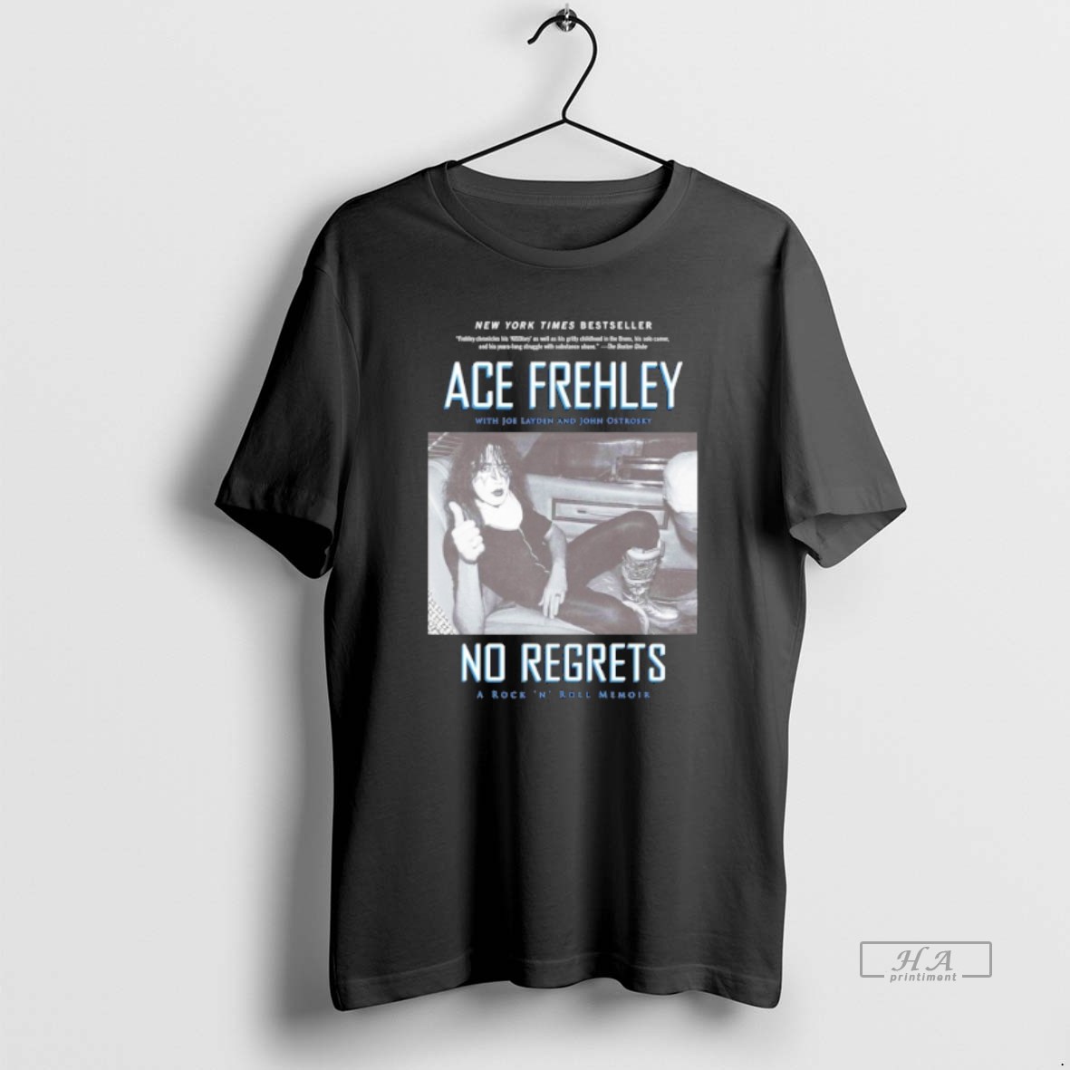 Official Ace Frehley No Regrets A Rock N Roll 1951 2025 T Shirt